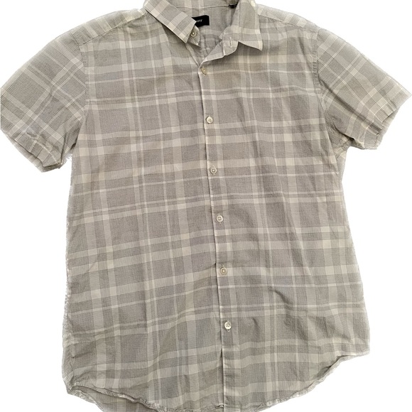 size medium short sleeve men’s button down x3 shirts - Picture 3 of 7